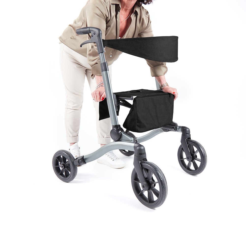 Rollator - charcoal black