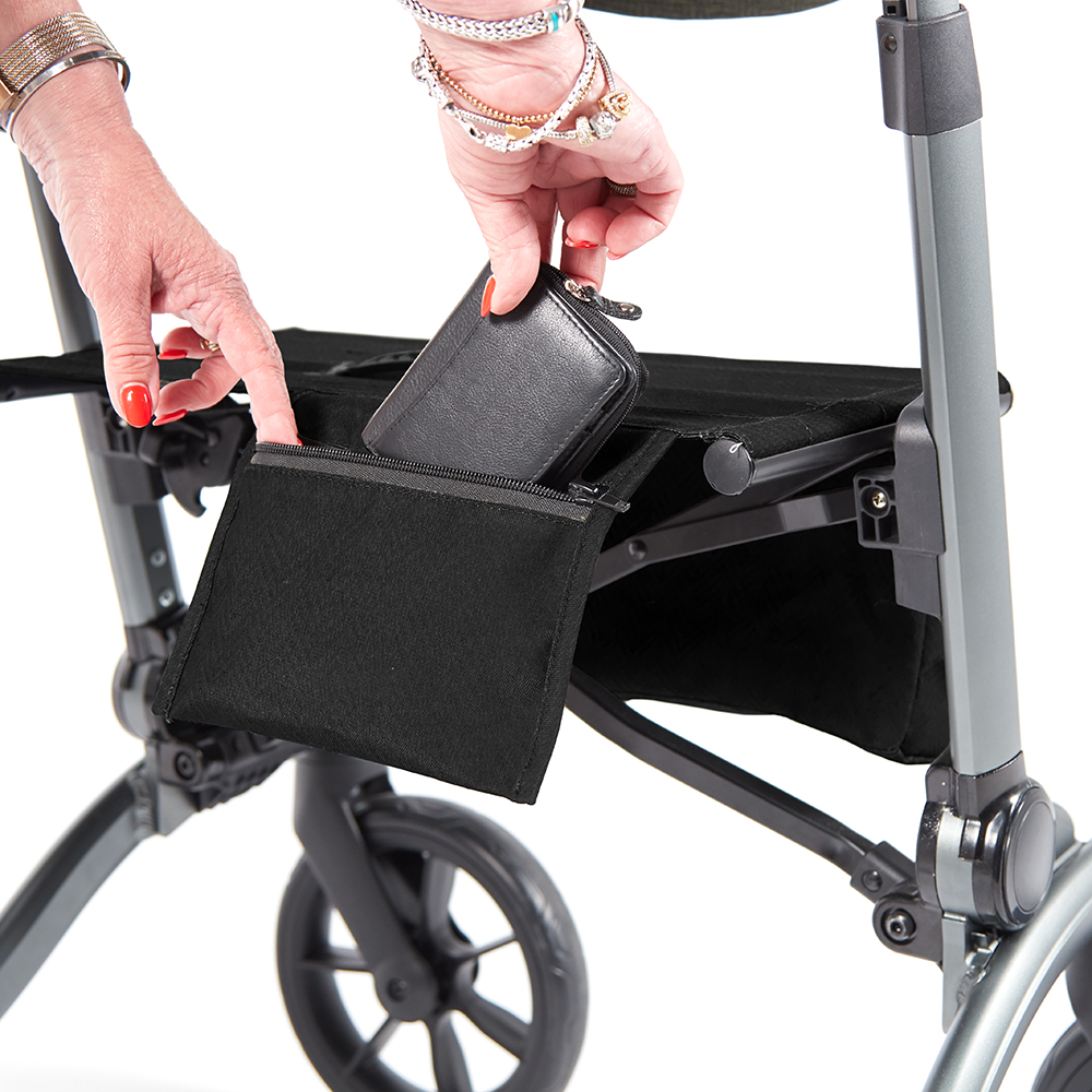 Rollator - charcoal black