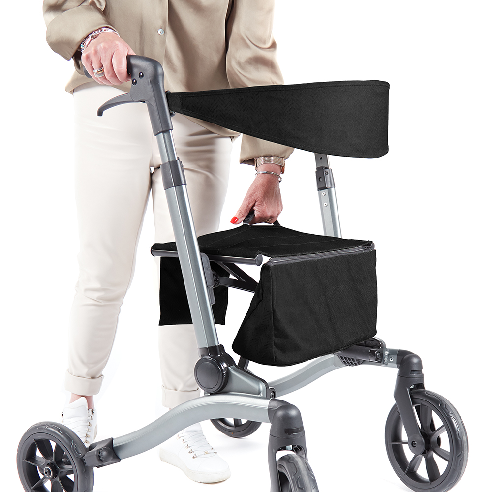 Rollator - charcoal black