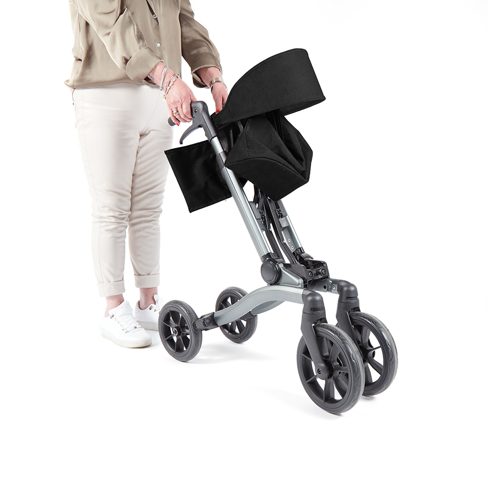 Rollator - charcoal black