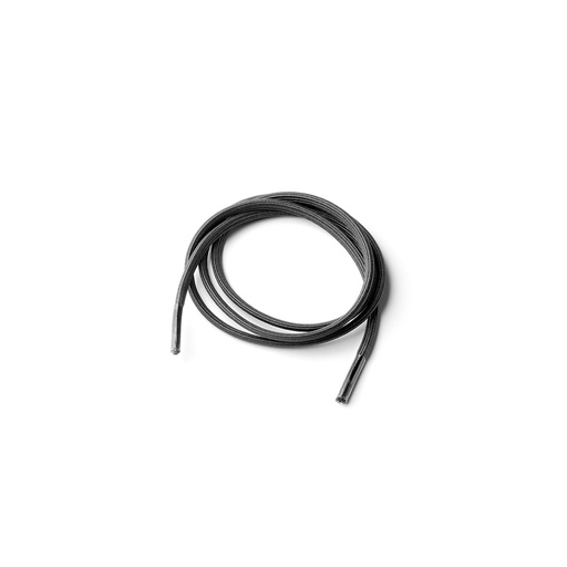Shoelaces elastic - black 60 cm / 23.6 inch