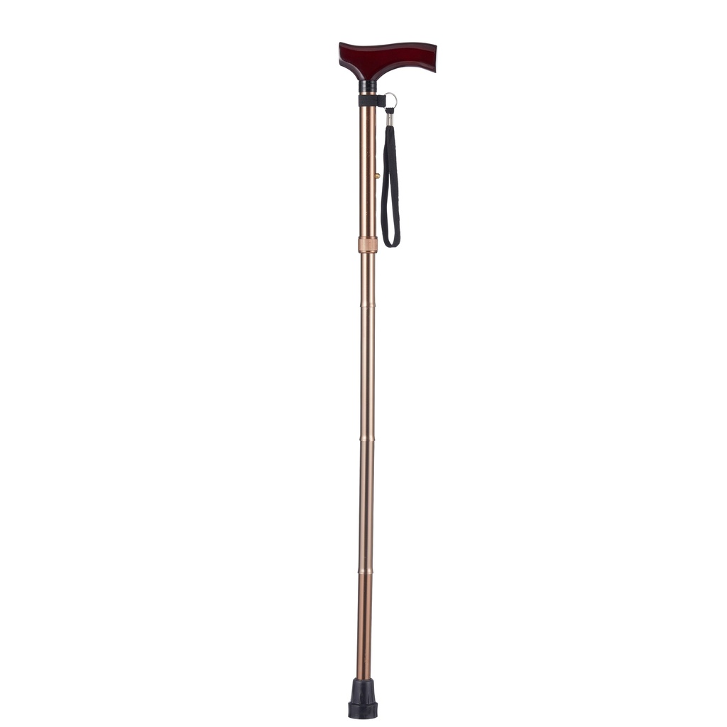 Walking cane foldable - bronze