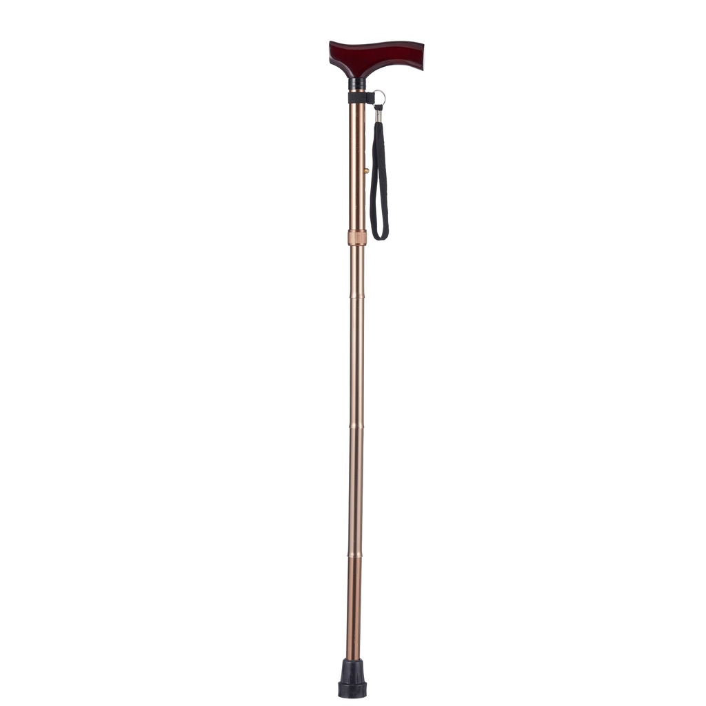 Wandelstok opvouwbaar - brons 
