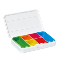 [90610060] Slimme pillendoos - klein wit